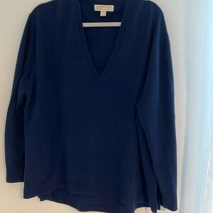 Michael kors cashmere navy sweater